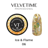 VELVET Декоративный гель Ice and Flame 06 (6g)