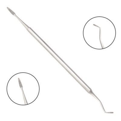 Metaleks Кюретка 2-х сторонняя,блестящая 170мм