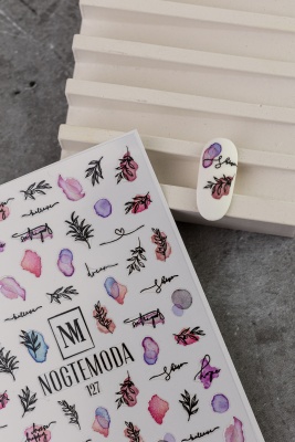 Наклейки для ногтей NOGTEMODA 127