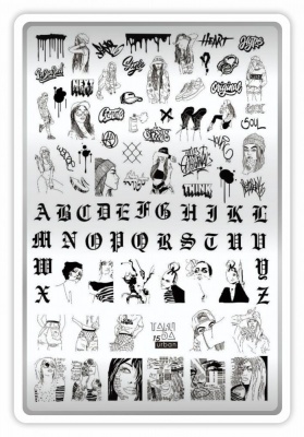 Пластина для стемпинга TAKIDA 15 "Урбан"