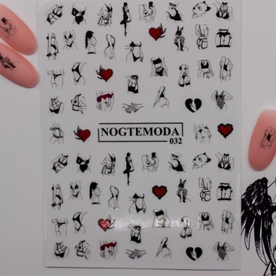 Наклейки для ногтей NOGTEMODA 032
