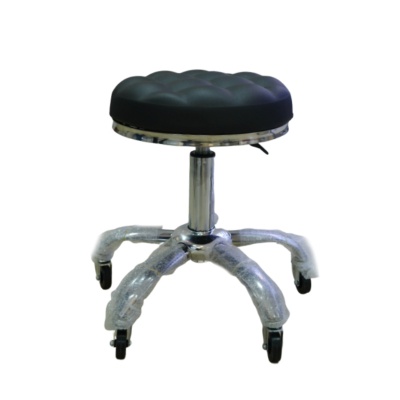 Стул мастера круглый (черный) глад