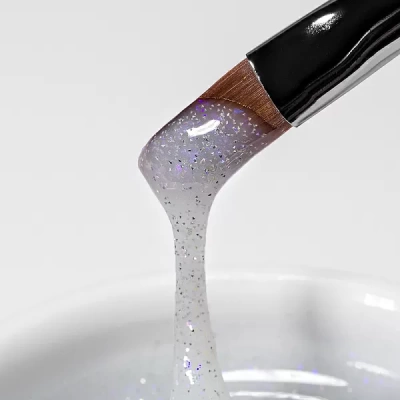 Моделирующий УФ-гель светоотражающий BUILDER UV GEL MILK DIAMOND, 15г №9873